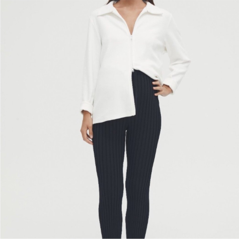 Legoe Heritage | maternity ribbed luxe pants | small